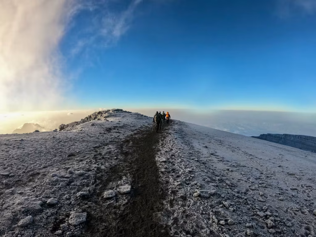 Marangu route Kilimanjaro during a 8-days-mt-kilimanjaro-climb-marangu-route