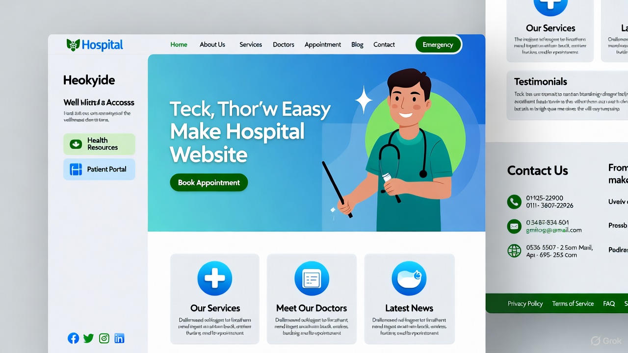 Key Elements of an Effective Hospital Website